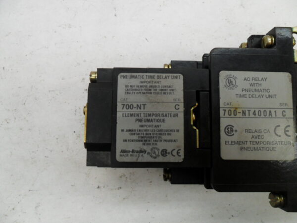 ALLEN BRADLEY 700-NT400A1 /C AC RELAY W/ 700-NT /C W/ 700-N400A1 /C W/ 84AB86 - Image 5