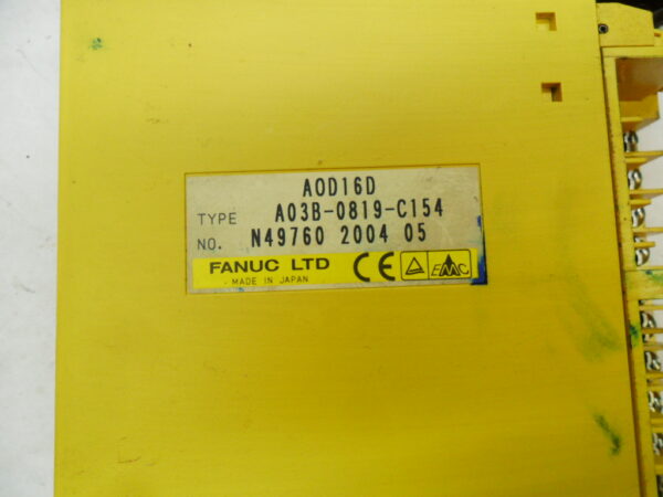 FANUC A03B-0819-C154 OUTPUT MODULE AOD16D A0D16D *READ* - Image 5