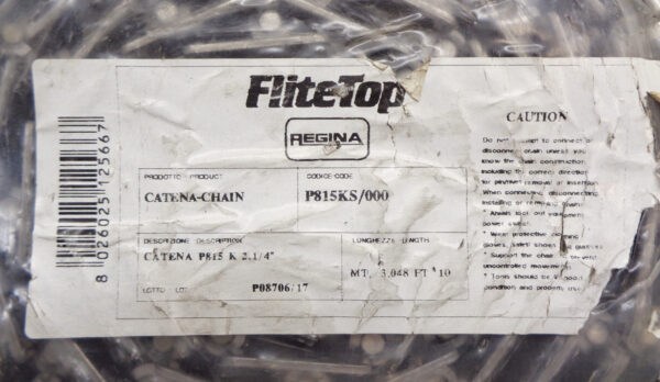 NEW REGINA P815K FLITETOP CATENA-CHAIN 2.1/4" 10FT P815KS/000 NSMP - Image 4