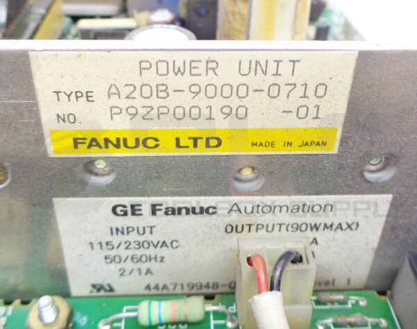 GE FANUC A20B-9000-0710 SERIES SIX POWER UNIT - Image 5