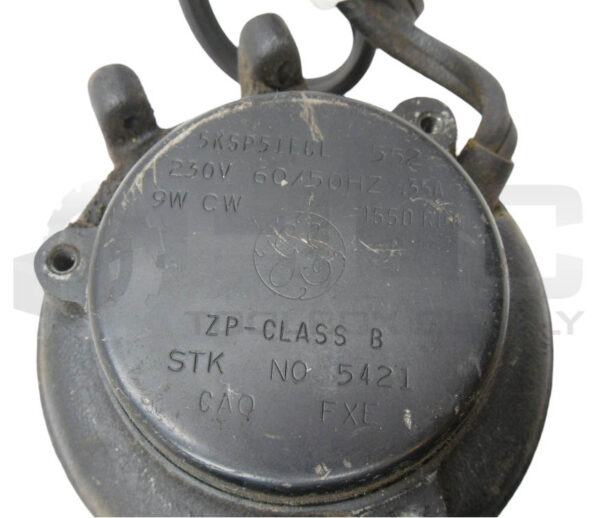 GENERAL ELECTRIC 5KSP51ECL552 CONDENSER FAN MOTOR 230V 50/60HZ .35A 1550RPM - Image 4