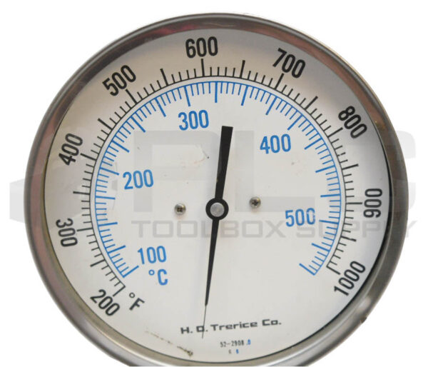 NEW TRERICE 52-2908.0 TEMPERATURE GAUGE 200-1000DEG F - Image 3