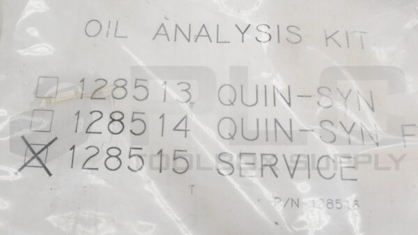 NEW QUINCY 128515 OIL ANALYSIS KIT 128516 - Image 3