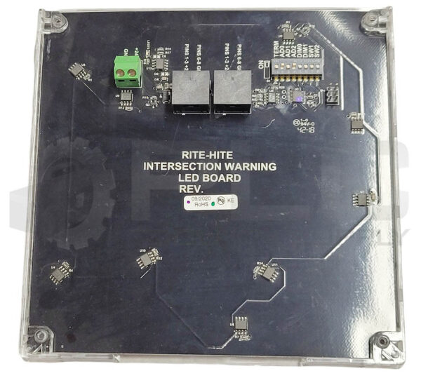 RITE-HITE INTERSECTION WARNING LED BOARD W/ PLASTIC COVER - Image 3