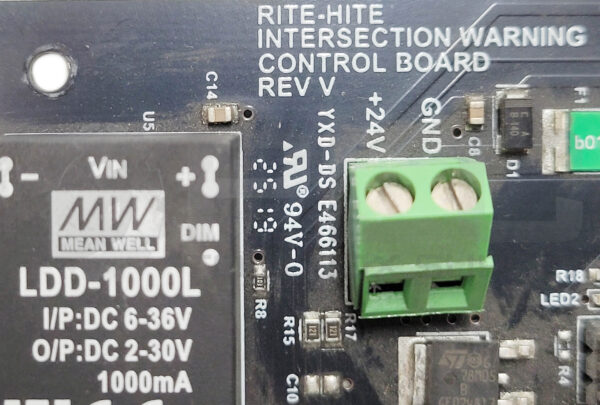 RITE-HITE INTERSECTION WARNING CONTROL BOARD W/ MEANWELL LDD-1000L - Image 5