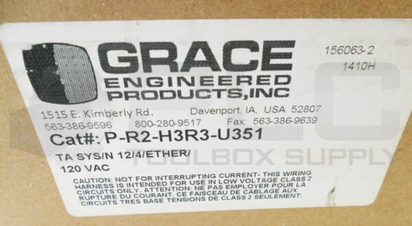 NEW GRACE ENGINEERED PRODUCTS P-R2-H3R3-U351 DATA INTERFACE PORT - Image 7