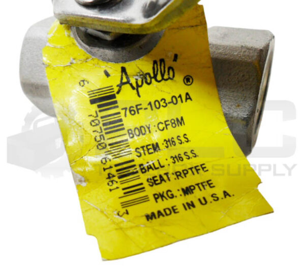 NEW APOLLO 76F-103-01A BALL VALVE 1/2" - Image 4