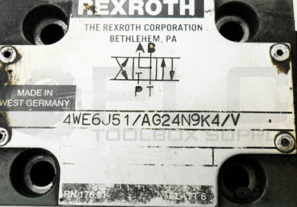 REXROTH 4WE6J51/AG24N9K4/V DIRECTIONAL SOLENOID VALVE - Image 5