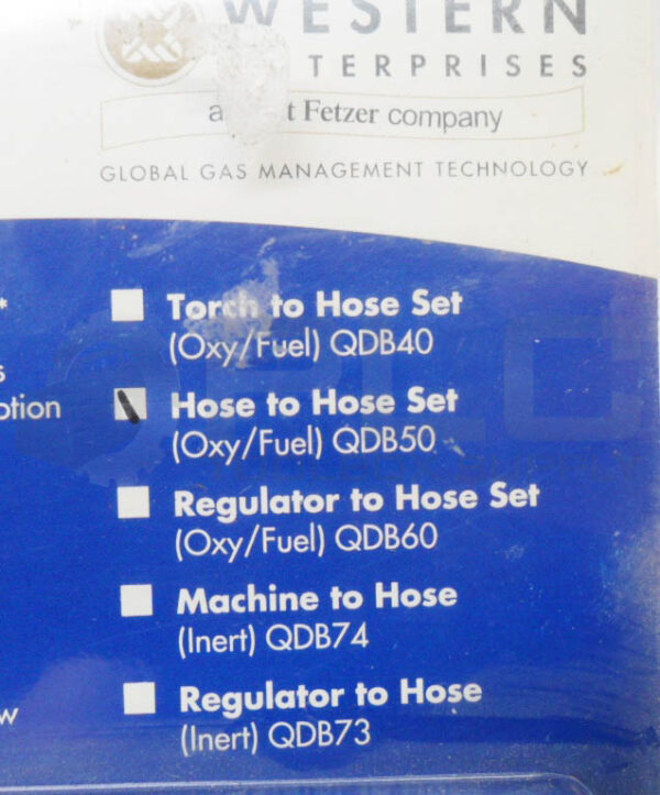 NEW WESTERN ENTERPRISES QDB50 KWIKLOK HOSE TO HOSE SET - Image 5