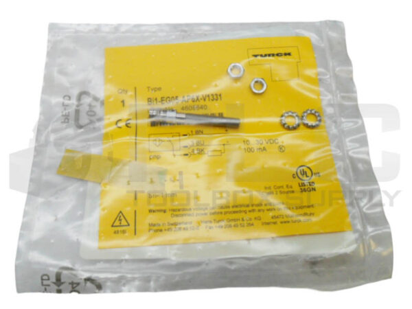 LOT OF 5 SEALED NEW TURCK BI1-EG05-AP6X-V1331 INDUCTIVE SENSOR 10-30VDC 4608640 - Image 2