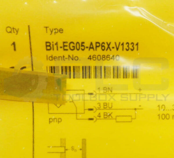 LOT OF 5 SEALED NEW TURCK BI1-EG05-AP6X-V1331 INDUCTIVE SENSOR 10-30VDC 4608640 - Image 7
