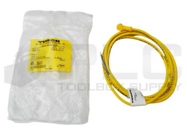 NEW TURCK WKBV 3T-2 CORDSET RIGHT ANGLE FEMALE 2M U2516-41