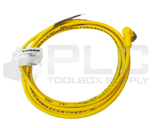 NEW TURCK WKBV 3T-2 CORDSET RIGHT ANGLE FEMALE 2M U2516-41 - Image 2
