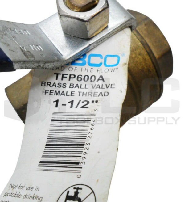 NIBCO TFP600A BRASS BALL VALVE 1-1/2" 250PSI - Image 5