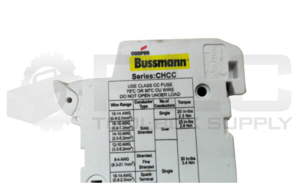 LOT OF 10 BUSSMANN CHCC FUSE HOLDER 600V 30A 50/60HZ - Image 5