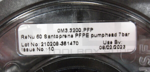 NEW WATSON MARLOW PUMPS 0M3.3200.PFP PUMP HEAD - Image 6
