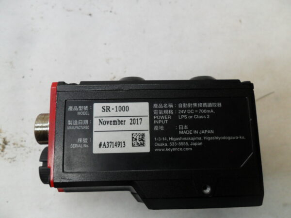KEYENCE SR-1000 AUTO FOCUS BARCODE READER 24VDC - Image 5