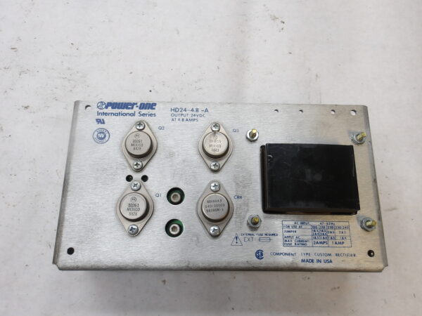 POWER-ONE HD24-4.8-A POWER SUPPLY 24VDC 4.8A 47-63HZ - Image 2