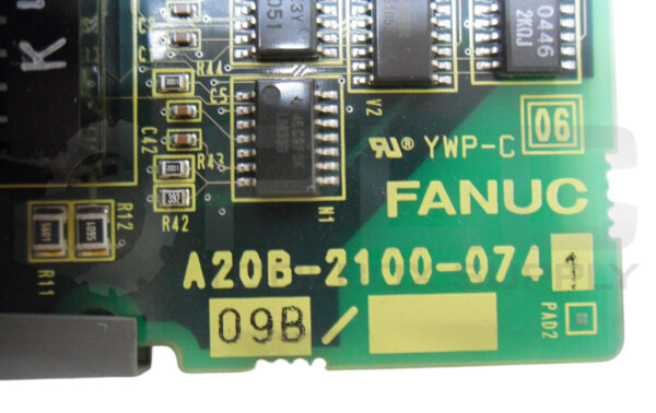 FANUC A20B-2100-0741 SERVO CONTROL BOARD W/ FACE PLATE; A20B-2100-0741/09B - Image 6