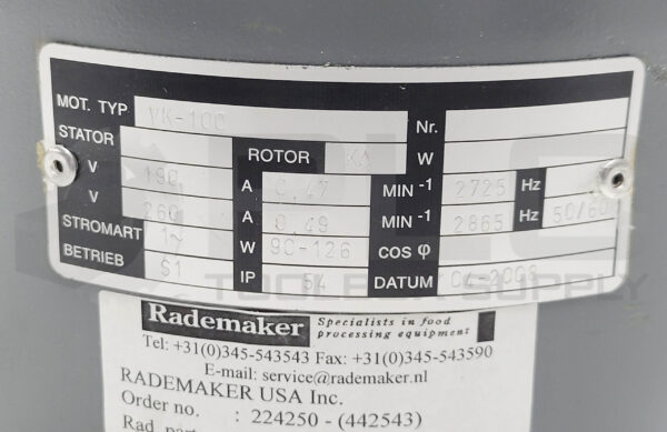 NEW VK-100 FAN MOTOR STATOR 190-260V 0.47-0.49A 90-126W 2725-2865RPM *READ* - Image 5