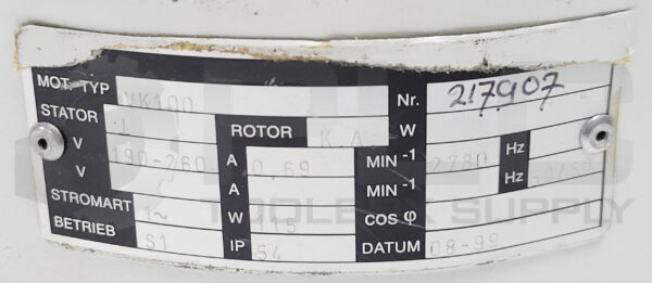 NEW VK100 FAN MOTOR STATOR 190-260V 0.69A 115W 2780RPM 50/60HZ NO FAN *READ* - Image 5