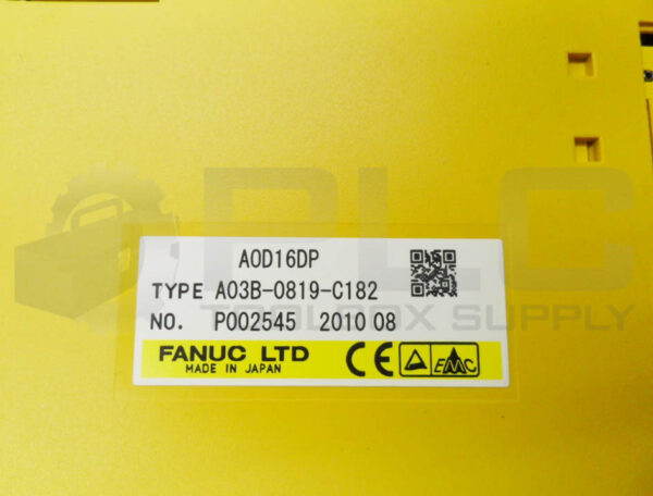 FANUC A03B-0819-C182 I/O MODULE A0D16DP - Image 5