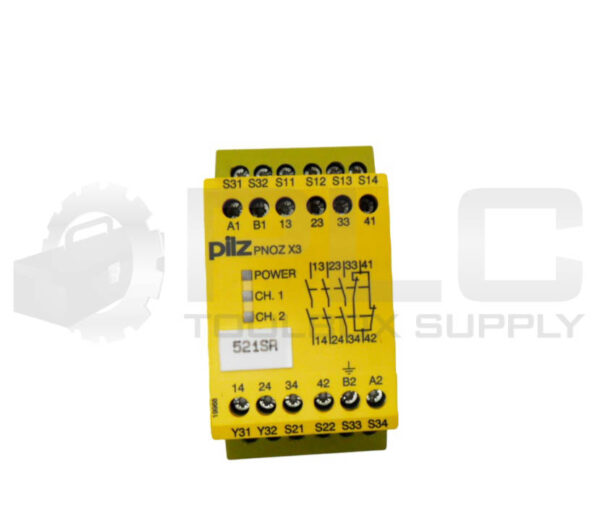 PILZ PNOZ X3 24VAC 24VDC 3N/O 1N/C 1SO SAFETY RELAY 24V AC/DC 8A 774310 145849 - Image 2
