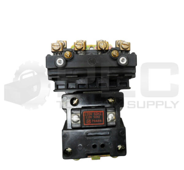 ALLEN BRADLEY 702-A0D93 /K CONTACTOR 600VAC 18A W/ 70A86 COIL 110-120V 50/60HZ - Image 2