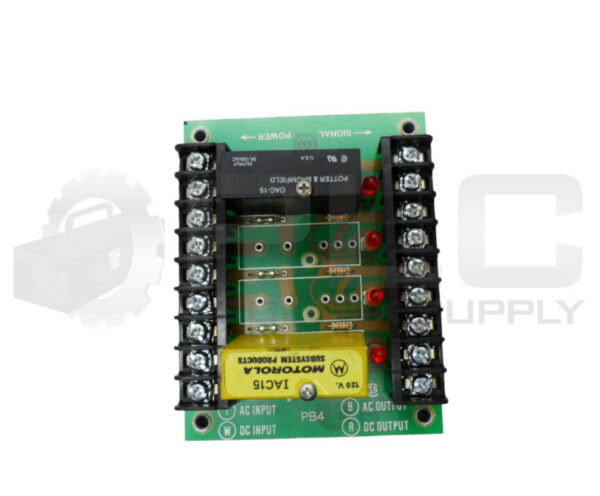 OPTO 22 PB4 CIRCUIT BOARD W/ MOTOROLA IAC15 INPUT MODULE W/ OAC-15 OUTPUT MODULE - Image 2