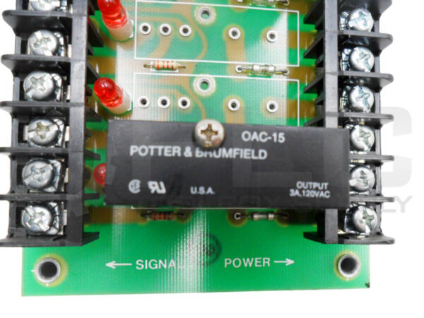 OPTO 22 PB4 CIRCUIT BOARD W/ MOTOROLA IAC15 INPUT MODULE W/ OAC-15 OUTPUT MODULE - Image 4