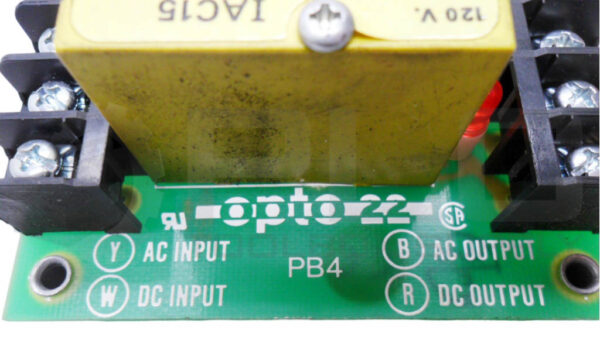 OPTO 22 PB4 CIRCUIT BOARD W/ MOTOROLA IAC15 INPUT MODULE W/ OAC-15 OUTPUT MODULE - Image 6