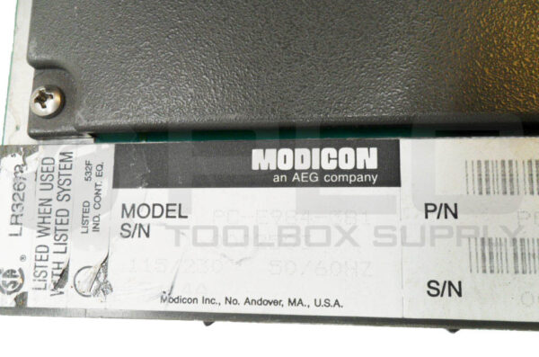 REPAIRED MODICON PC-E984-381 PROGRAMMABLE CONTROLLER MODULE MODEL 381E - Image 5