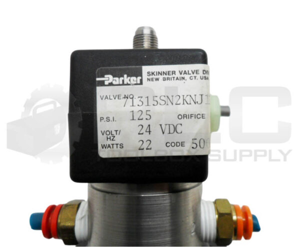 PARKER 71315SN2KNJ1N0D3P1C2 SOLENOID VALVE 125PSI 24VDC - Image 5