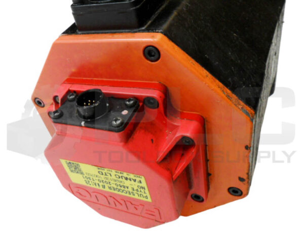 FANUC A06B-0075-B003 AC SERVO MOTOR BIS 8/3000 W/ A860-2020-T301 0826132 100703 - Image 3