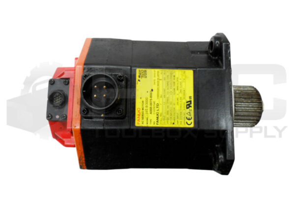 FANUC A06B-0075-B003 AC SERVO MOTOR BIS 8/3000 W/ A860-2020-T301 0826132 100703 - Image 4