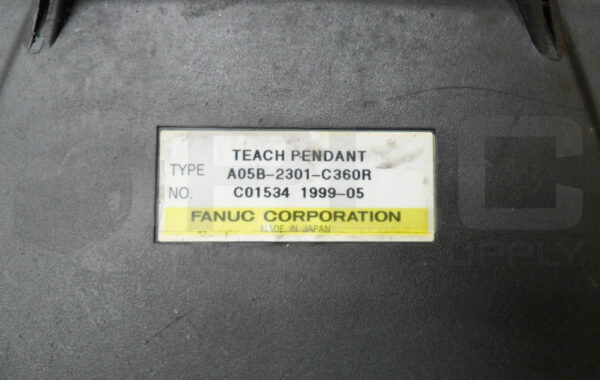 FANUC A05B-2301-C360R TEACH PENDANT A05B-2301-C360 - Image 5