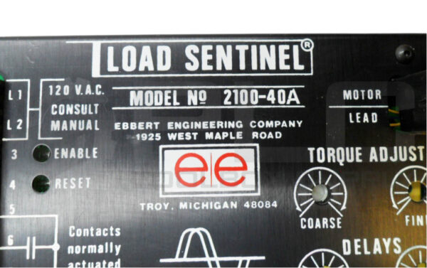 EBBERT ELECTRONICS 2100-40A LOAD SENTINEL 120VAC - Image 4