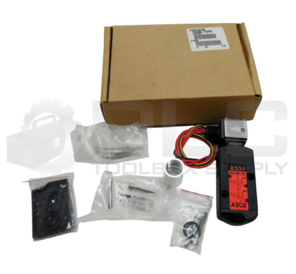 NEW ASCO EF8551A001MS SOLENOID VALVE 1/4" NPT 30-150PSI W/ 266762-902-D COIL