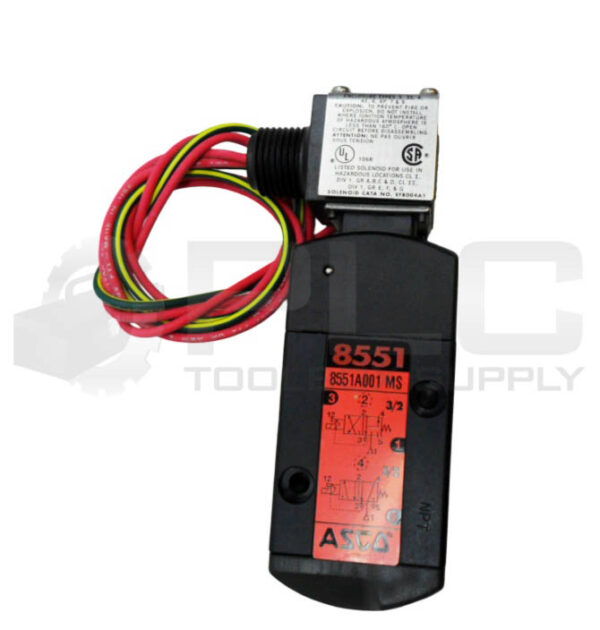 NEW ASCO EF8551A001MS SOLENOID VALVE 1/4" NPT 30-150PSI W/ 266762-902-D COIL - Image 4