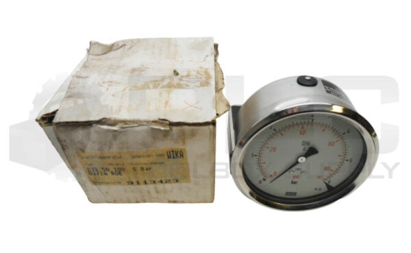 NEW WIKA 1.4571 PRESSURE GAUGE 0-87PSI *READ*