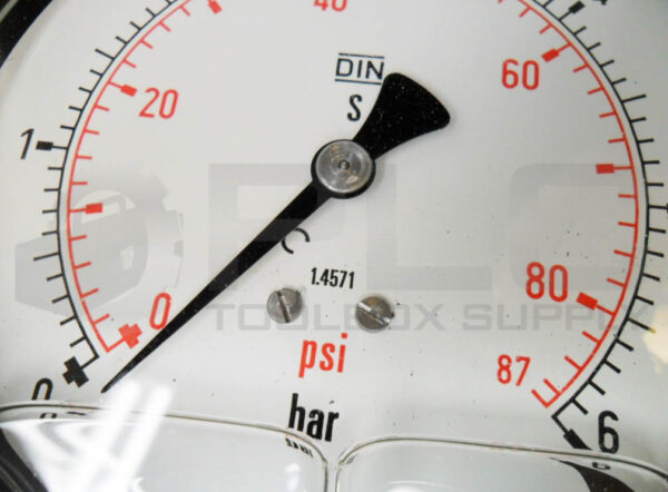 NEW WIKA 1.4571 PRESSURE GAUGE 0-87PSI *READ* - Image 5