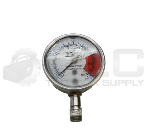 DOVER G250-2456-A DURALIFE PRESSURE GAUGE 0-200PSI