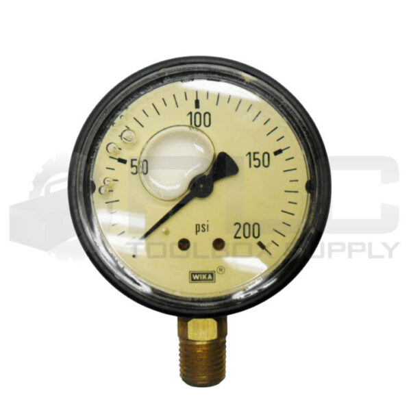 NEW WIKA 9693726 PRESSURE GAUGE 0-200PSI 1/4" NPT *READ* - Image 2