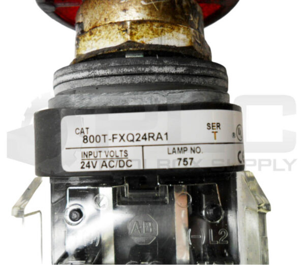 ALLEN BRADLEY 800T-FXQ24RA1 /T PUSH BUTTON W/ (3) 800T-XD4 /E W/ 800T-XAI /E - Image 6