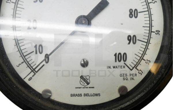 ASHCROFT 0-100IN H2O PRESSURE GAUGE 0-100IN H2O 0-57 OZ PER SQ IN - Image 4