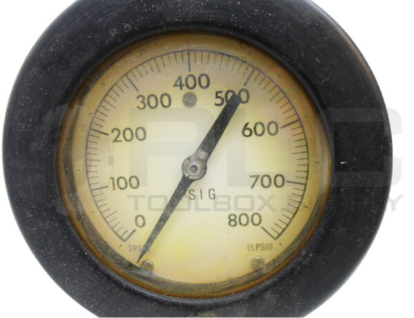 250-1708 RECEIVER GAUGE 0-800PSIG - Image 2