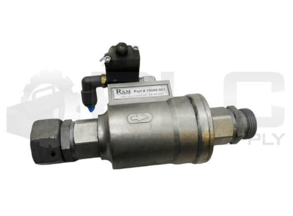 RAM SOLUTIONS 78000-001 PNEUMATIC SOLENOID W/ MAC 9000-001 ESG SOLENOID VALVE