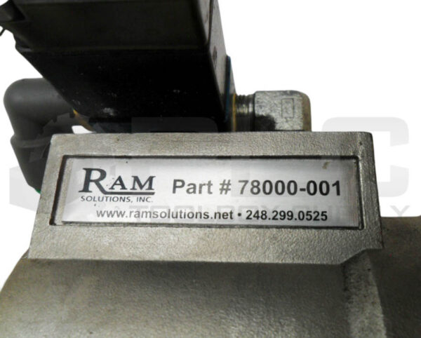 RAM SOLUTIONS 78000-001 PNEUMATIC SOLENOID W/ MAC 9000-001 ESG SOLENOID VALVE - Image 6