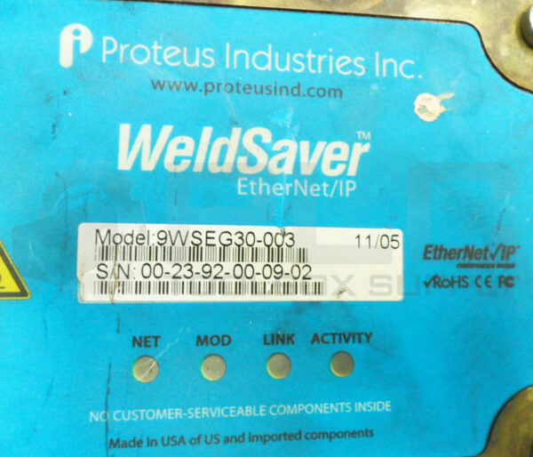 PROTEUS INDUSTRIES 9WSEG30-003 WELDSAVER - Image 5