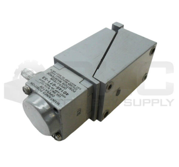 ALLEN BRADLEY 802T-ATP /J OILTIGHT LIMIT SWITCH W/ 40146-071-53 OPERATOR HEAD - Image 3